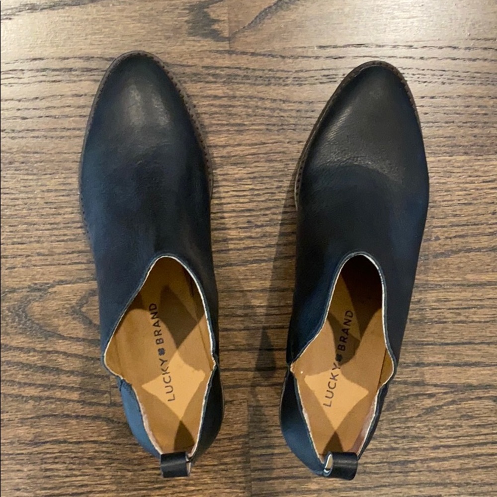 Lucky Brand Black Booties size 8.5